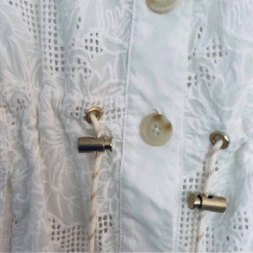NWT Anthropologie white lace jacket - Picture 7 of 7